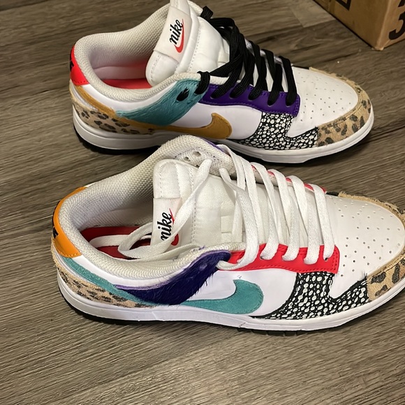 Nike Dunk low safari size 6 big kids - Picture 4 of 5